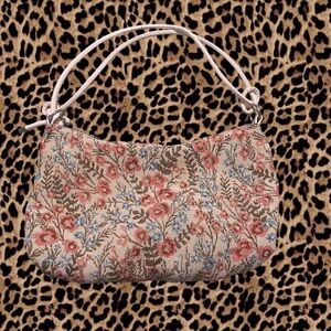 Floral Tapestry Shoulder Bag